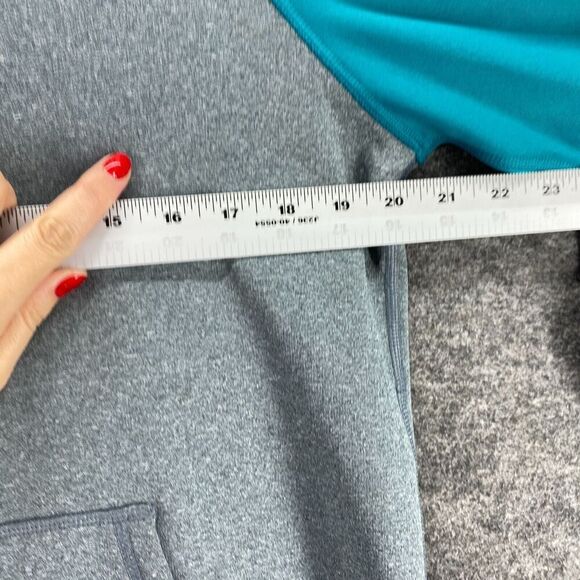 Nike Activewear Track Jacket Women M Medium Gray Full Zip Hooded Therma Fit - Picture 6 of 10